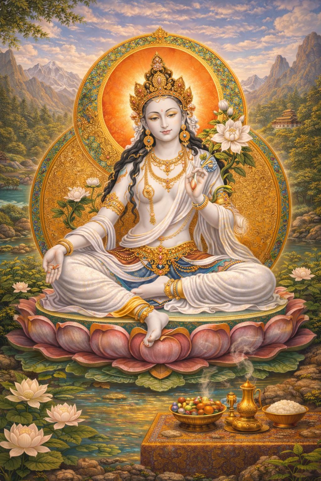 Om Mani Padme Hum The Goddess's Praise Mantra [Best Version] Buddha Mantra